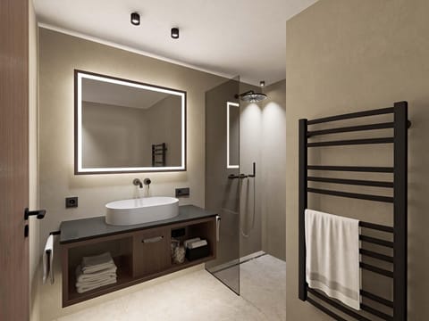 Deluxe Suite, Mountain View | Bathroom | Free toiletries, hair dryer, bathrobes, bidet