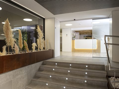 Interior entrance