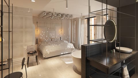 Large Plus Double Room | Premium bedding, down comforters, minibar, in-room safe