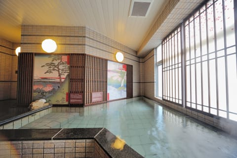 Indoor spa tub
