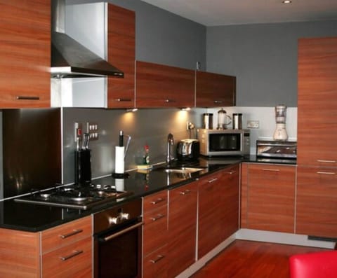 Standard Apartment, 2 Bedrooms | Private kitchen | Fridge, microwave, stovetop, dishwasher