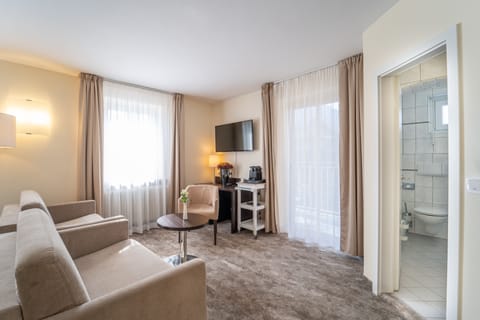 Premium bedding, down comforters, Select Comfort beds, minibar