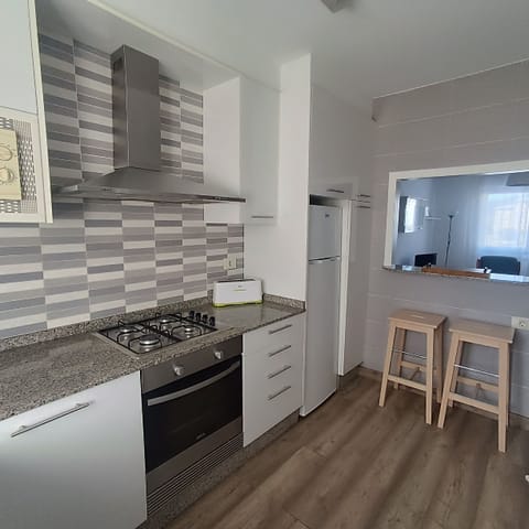 Comfort Apartment, 1 Bedroom, Terrace, Sea View | Private kitchen | Fridge, stovetop, dishwasher, electric kettle