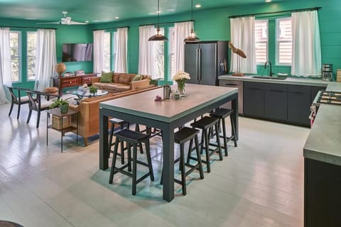 Kitchen & Living Room