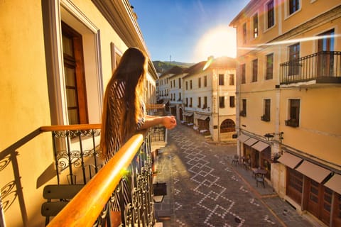 Luxury Room, Non Smoking, City View | Balcony view