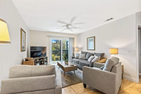 Spacious living room area.