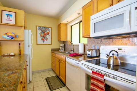 Newer appliances  and custom cabinets