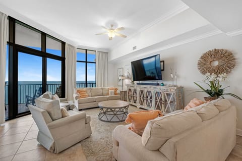 Spacious Living Area with plenty of comfortable seating and 2 Queen Size Sleeper Sofas