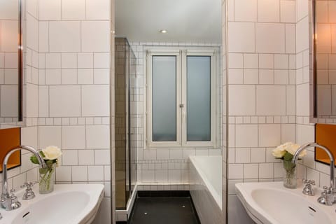 Free toiletries, hair dryer, towels, soap