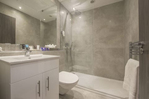 Suite, 1 Bedroom (Freestanding Bath) | Bathroom | Combined shower/tub, deep soaking tub, free toiletries, hair dryer