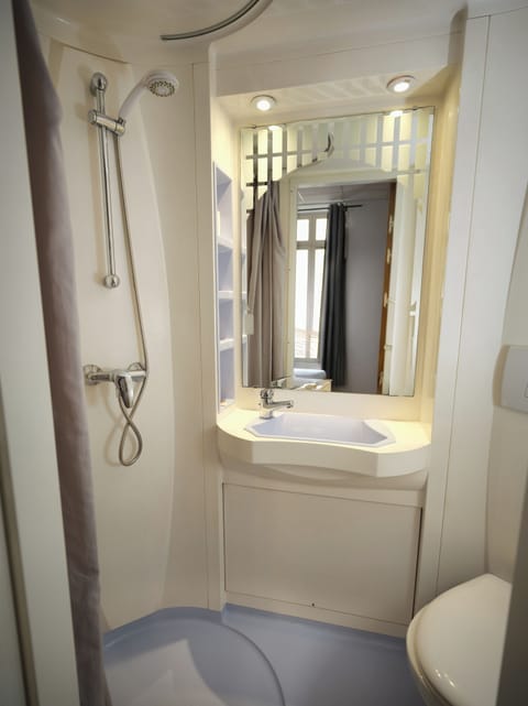 Free toiletries, hair dryer, towels