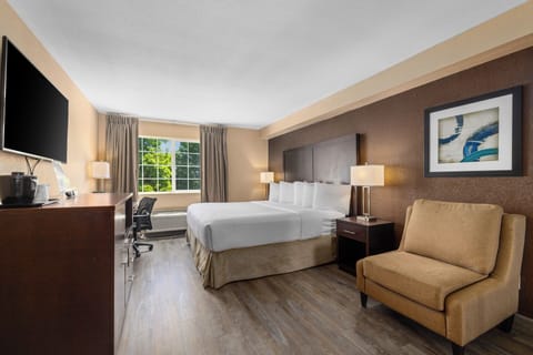 Premium bedding, down comforters, pillowtop beds, desk