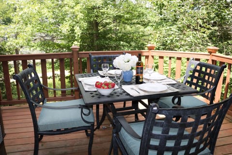 Breath in the summer air and relax on the deck!
