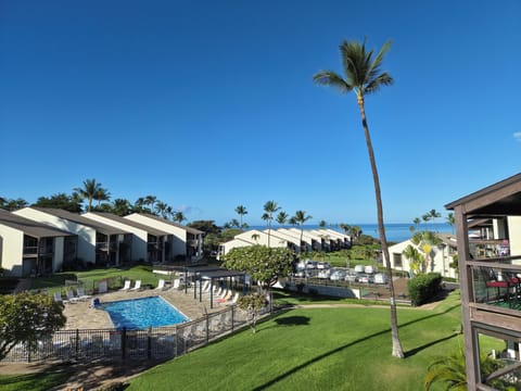 Lead Photo - Ocean and Pool View from the quiet rear side of Hale Kamaole