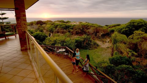 Amazing sunsets from ground or second floor over the Indian Ocean