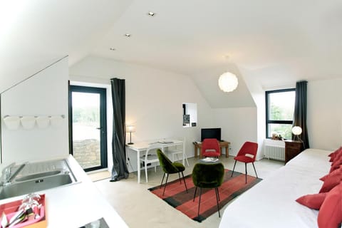 Flat-screen TV, offices