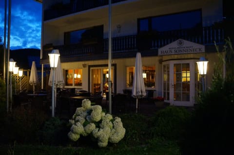 Front of property - evening/night