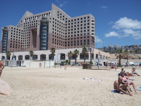 On the beach