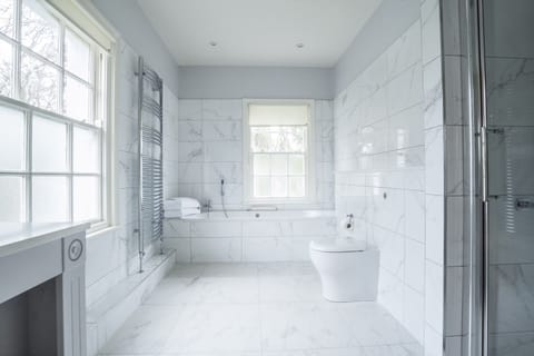 Free toiletries, hair dryer, towels