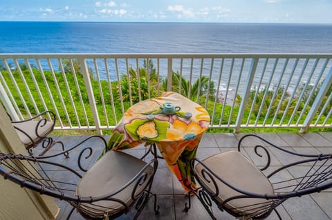 Alii Kai 3103 | Princeville vacation rentals | Kauai Kahuna 17 - Keep an eye out for dolphins and whales just offshore while you're kicking back on the lanai!