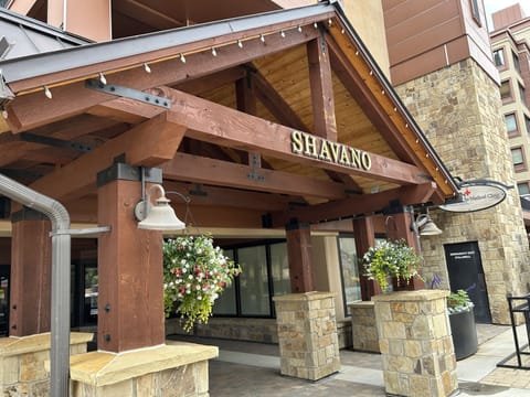 Entrance to the building