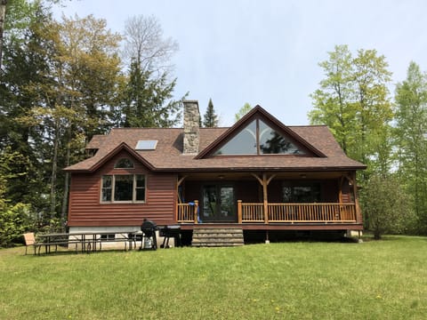 Approximately 75 yards of lawn.