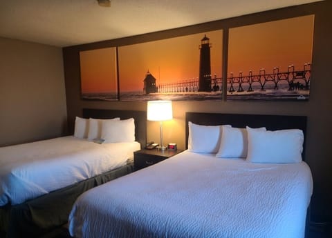 Standard Room, 2 Queen Beds | In-room safe, desk, free cribs/infant beds, rollaway beds