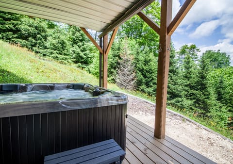 Hot Tub on Lower Level Deck Off Game Room / Second Living Area