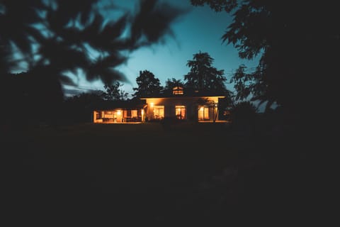 Front of property - evening/night