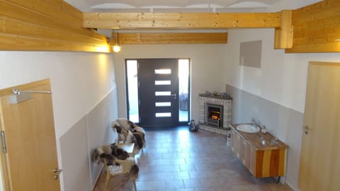 Interior entrance