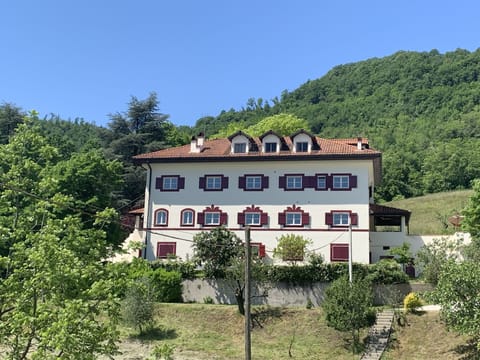 Our villa, looking forward
