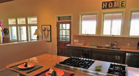 6 burner Viking gas stove..a chefs dream