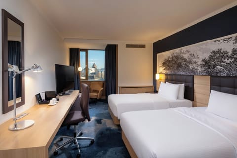 Premium bedding, down comforters, minibar, in-room safe