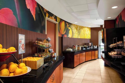 Free daily self-serve breakfast