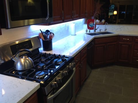 LG  5 burner gas stove, xtra large oven