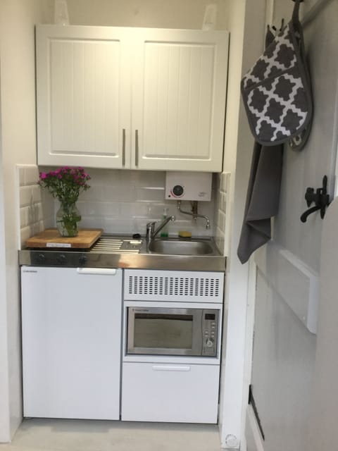 Kitchen maybe small but it has everything you need