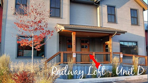 116 Lupfer Ave, Unit D. Railway District, Whitefish Montana. Upstairs unit.