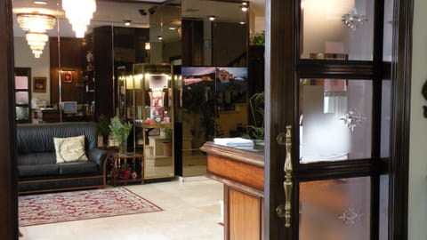 Interior entrance