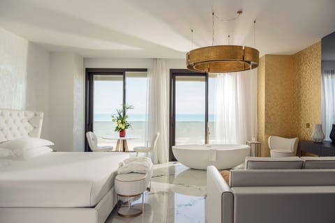 Luxury Loft, Balcony, Sea View | Premium bedding, minibar, in-room safe, blackout drapes