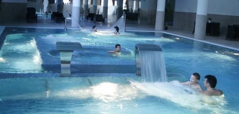 Indoor pool, seasonal outdoor pool