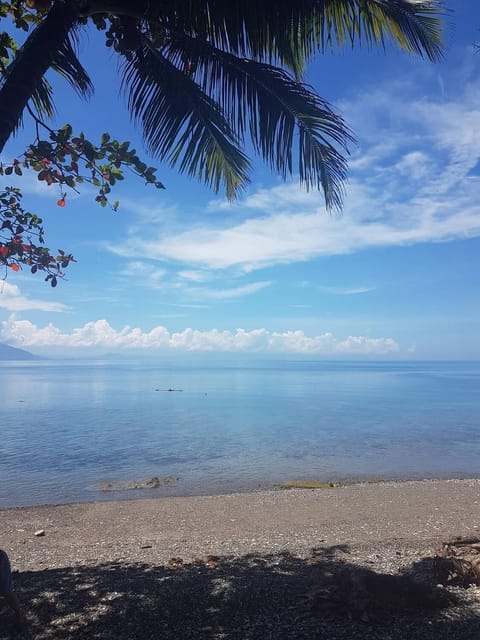 Private beach
