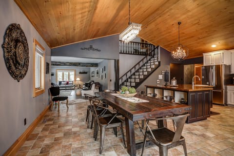 Kitchen Dining Looking to Living