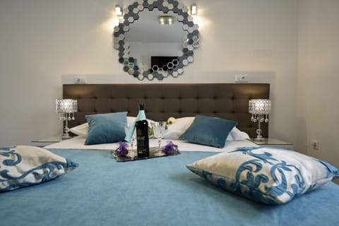 Premium Double or Twin Room (Dvornikova street, Annex) | Desk, laptop workspace, blackout drapes, iron/ironing board