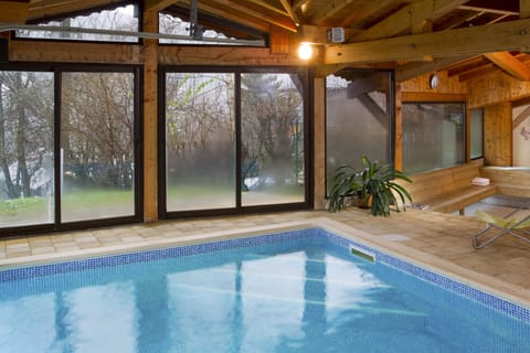 Indoor pool, outdoor pool