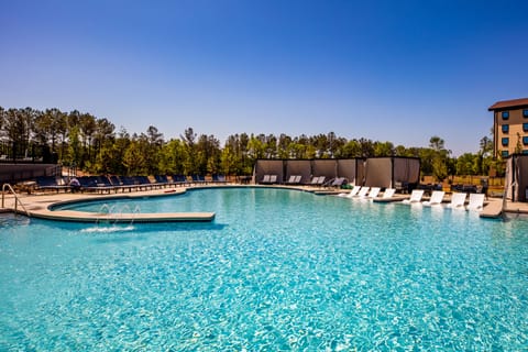 5 indoor pools, seasonal outdoor pool, cabanas (surcharge), sun loungers