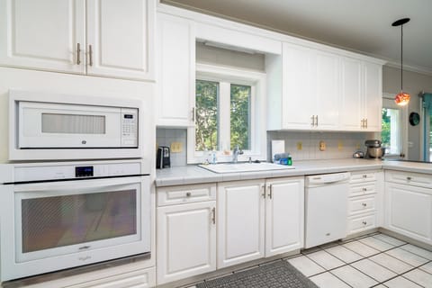 Gourmet kitchen with plenty of light