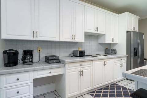 Fully stocked kitchen
