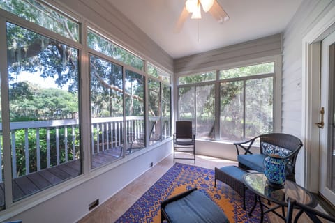 Beautiful views from the sunroom