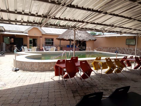 Poolside bar