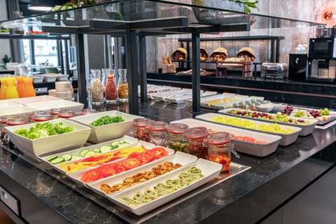 Daily buffet breakfast for a fee